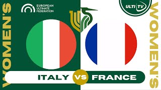 Italy vs France — WOMEN'S Pool — European Ultimate Championships #EUC2023