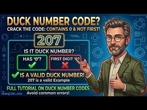 How to check whether a number is Duck number or not?