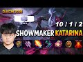 Dk showmaker katarina vs hwei mid  patch 149 kr ranked master  lolrec
