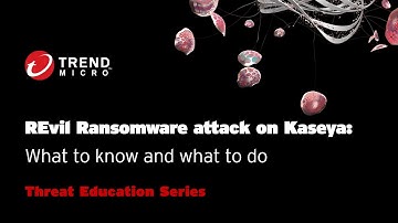 REvil Ransomware attack on Kaseya: What to know and what to do - Threat Education Webinar