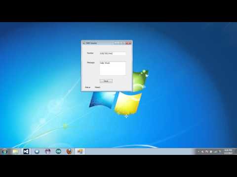Sending SMS using AT Commands in C#