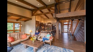 Timber Frame House Northwest Contemporary | Modern Post & Beam