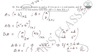 TIFR PART1 2017 Solutions 10 with descriptive answer #SOURAV SIR