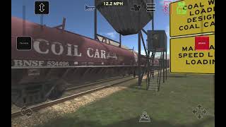 loading the coal  in black Valley in train and rail yard simulator