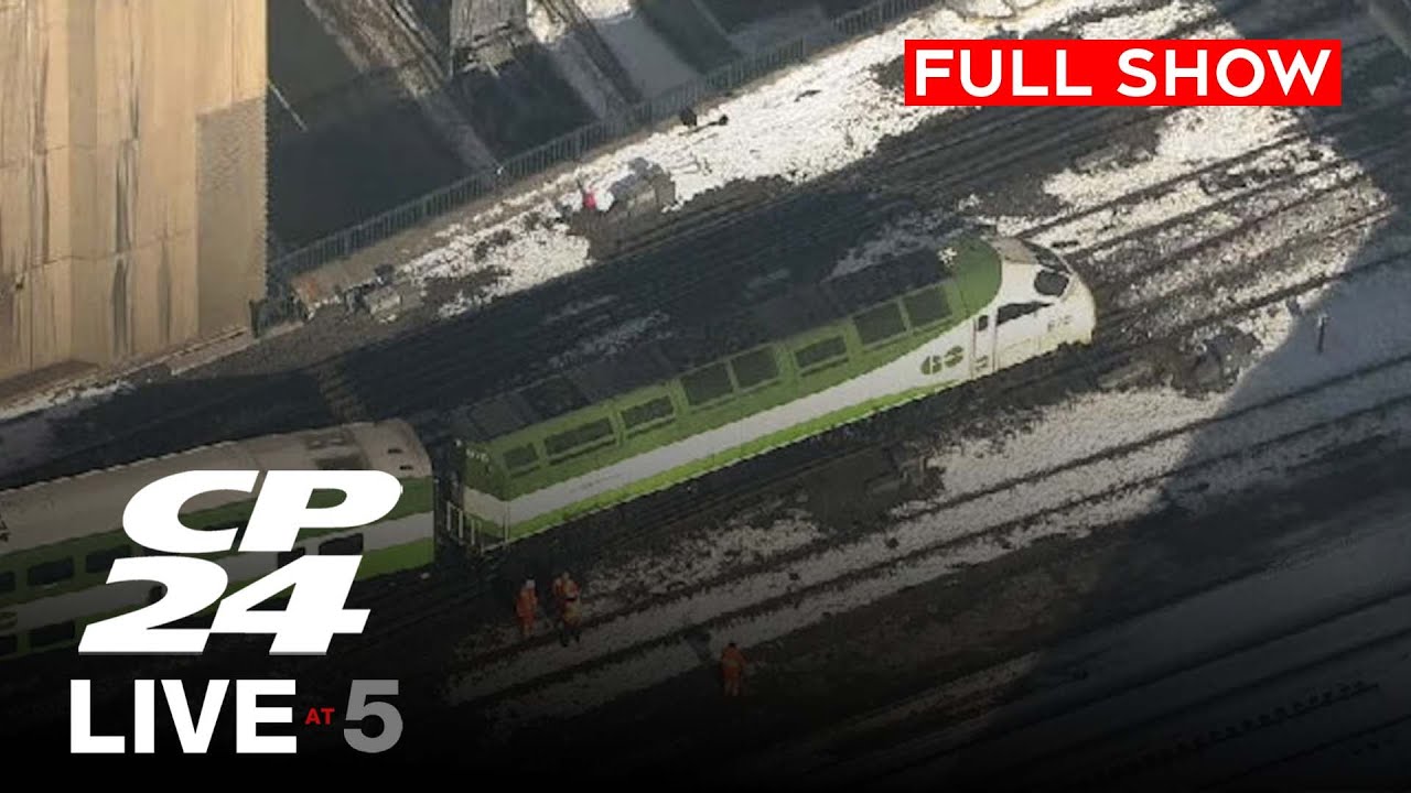 ‘Significant’ GO delays follow train derailment  | CP24 Live at Five for Feb. 2, 2026