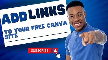 Add external links or videos | in free canva site🔥 | simple steps