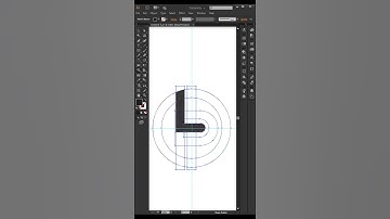 Make a Simple LP Letter Overlapping Logo | Adobe Illustrator Tutorials