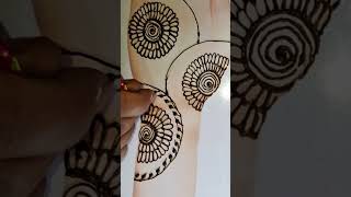 very easy mehndi design festival mehndi designs #mehndi #youtube #shortvideo #henna #design #daily
