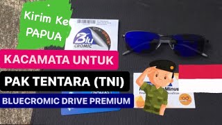 Kacamata Cocok Untuk Tentara & Polisi, Bluecromic Drive Coating Biru Mewah Siap Jalankan Tugas