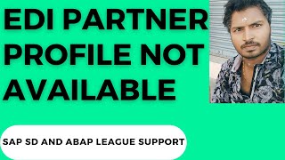 SAP SD SUPPORT Project Realtime Tickets (EDI Partner profile not available)