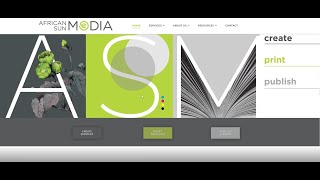 African Sun Media - Website Design screenshot 3