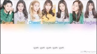 [Produce 101] ♬Yum-Yum(얌얌) INSTRUMENTAL w/ Lyrics
