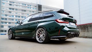 BMW M3 Touring x HRE wheels 4K