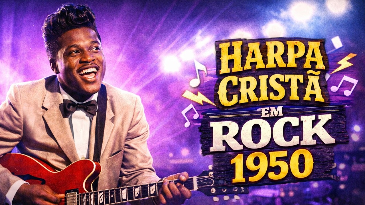 Harpa Cristã em Rock 1950 | Harpa Viajante do Tempo | Louvores em Ritmo Rock'n'Roll 50s