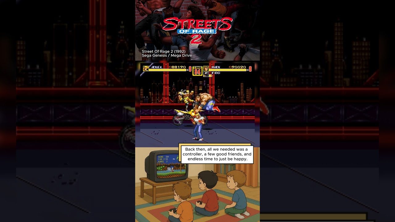 Street of Rage (1992) Sega Genesis Gameplay 