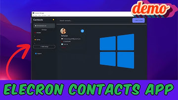 Build a FREE Contact Manager Desktop App | Electron + DaisyUI Tutorial 2025