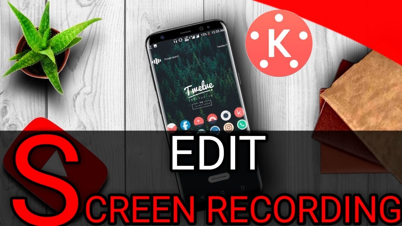 how to edit screen recording video professionally With Kinemaster