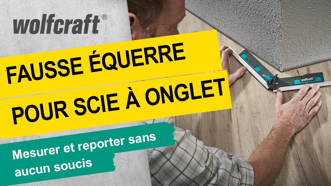 WOLFCRAFT wolfcraft Fausse equerre avec bissectrice d'angle