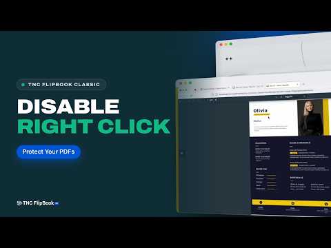 How to Disable Right Click on WordPress PDF Viewer Page | Hide "View Page Source" | #TNcFlipbook