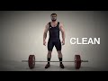 Clean  weightlifting