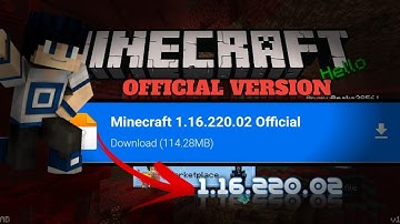 Minecraft Pe 1.16.220 New Update Released ! Minecraft Pe Official Version 1.16.220 !Full information