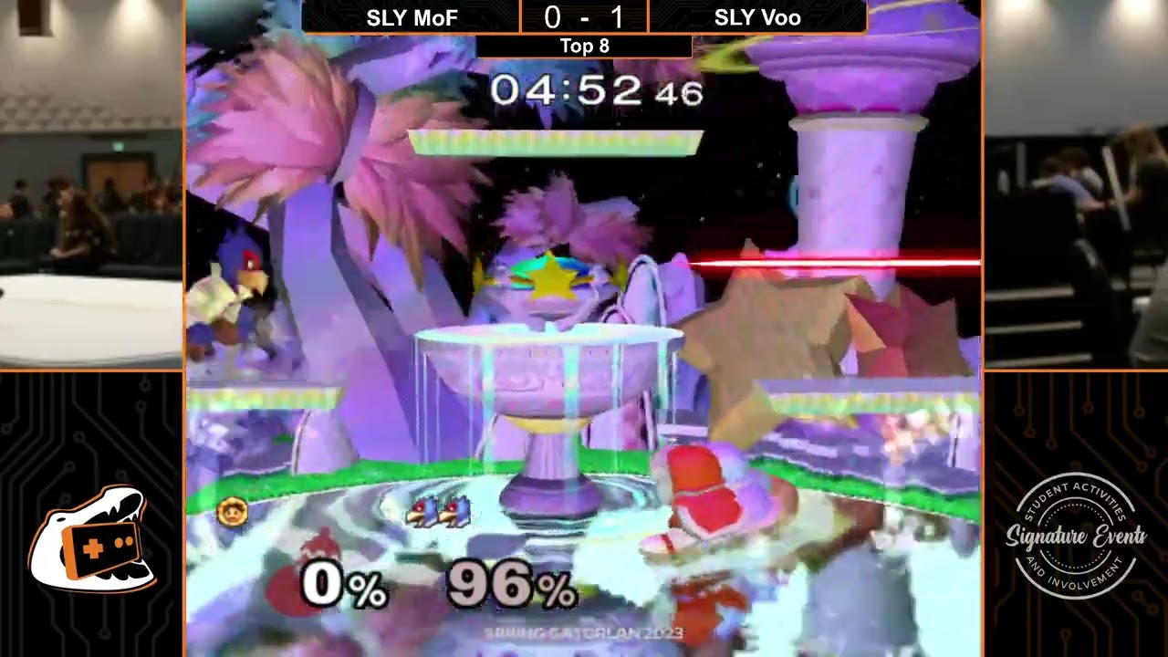 Voo (Falco) vs MOF (Ice Climbers) - Melee Top 8 - GatorLAN Spring 2023