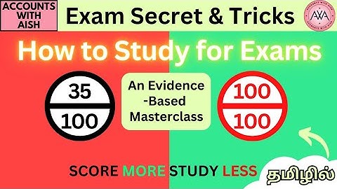 How to Study for Exams - An Evidence-Based Masterclass