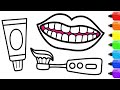 Drawing a Picture of Oral Hygiene For Children | Dibujar una imagen de la higiene bucal para niños
