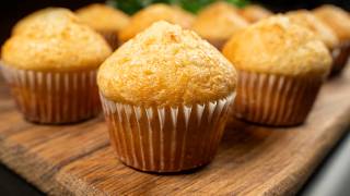 MIX EVERYTHING AND PUT IN THE OVEN! Soft and tender tea muffins in 5 minutes! screenshot 4