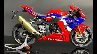 [Full build] Honda CBR1000RR-R Fireblade SP  Make It 1/12 Scale step by step build (Tamiya)