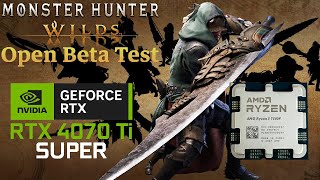 Monster Hunter Wilds 4070 Ti SUPER Ryzen 5 7500F 1440p Performance #monsterhunterwilds #4070tisuper