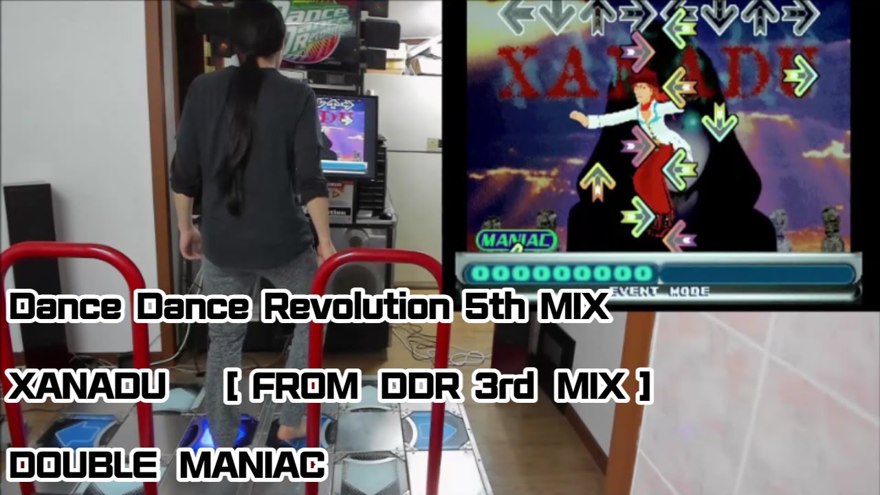 HN!! DDR 5th MIX  XANADU [from DDR 3rd]  MANIAC DOUBLE