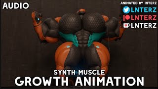 Synth Pump Muscle Growth Animation