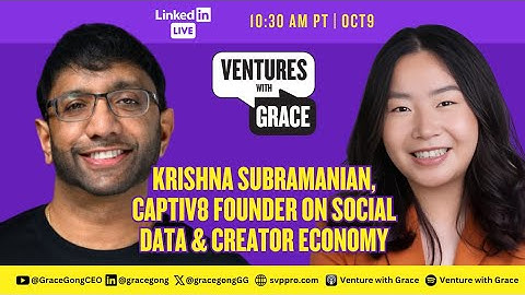 Krishna Subramanian, Captiv8 Founder on Social Data & Creator Economy