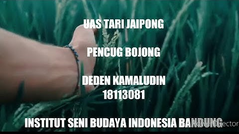 UAS TARI JAIPONG PENCUG BOJONG || DEDEN KAMALUDIN || 18113081 || IV B