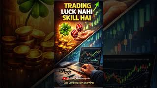 Trading is not gambling 🔥 #trading #tradingforbeginners #stockmarket #shorts