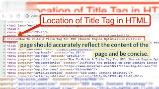 How to implement WCAG 2.1 Success Criterion 2.4.2 Page Titled in code with examples