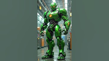 🦾🟢Green Robot Transformation #shorts #robot #robotics #robots #robotic #transformation #green