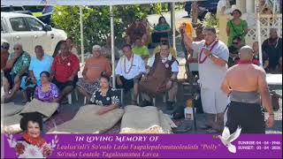 Faaaloaloga maualuga auā le sii faaaloalo mai o Sa Sooalo ma Samauga. 