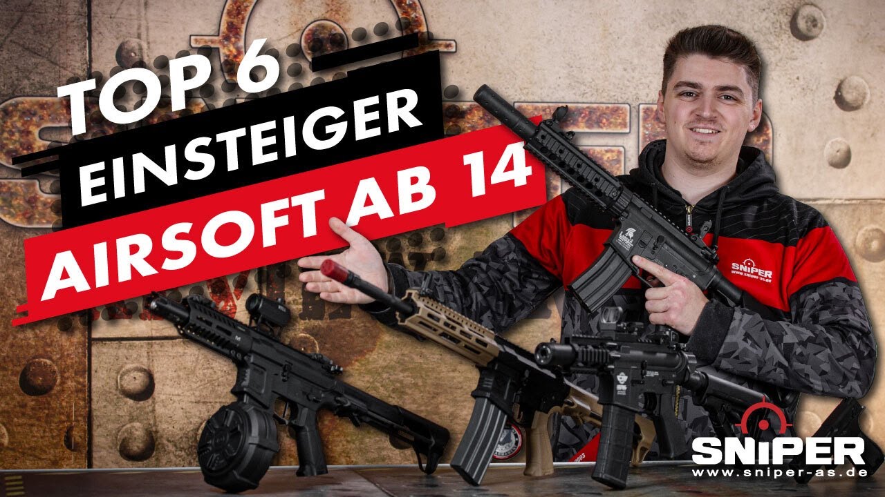 Top 6 Anfänger Airsoft Waffen ab 14 Jahren! BESTER EINSTIEG 2023 YouTube