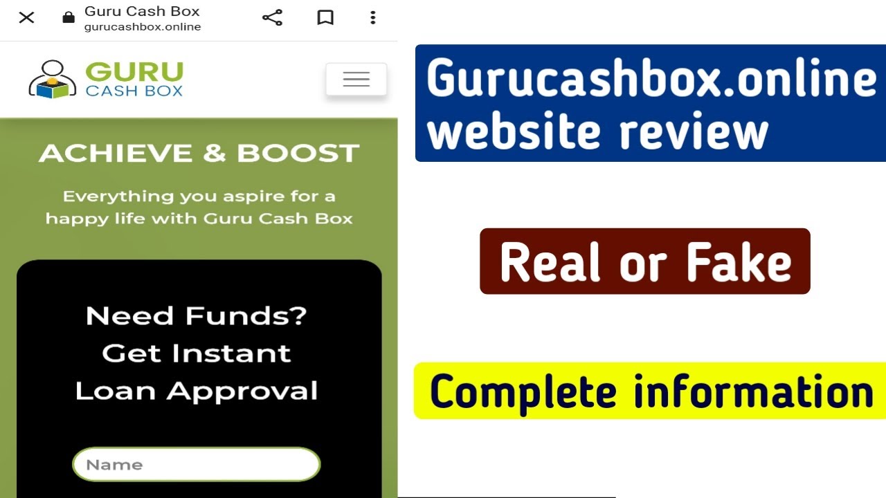 review/ Guru Cash Box real or fake/ Gurucashbox
