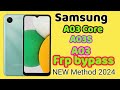 Samsung A03 core frp bypass/Samsung Galaxy A03 core google lock Remove/Samsung A03 google Account