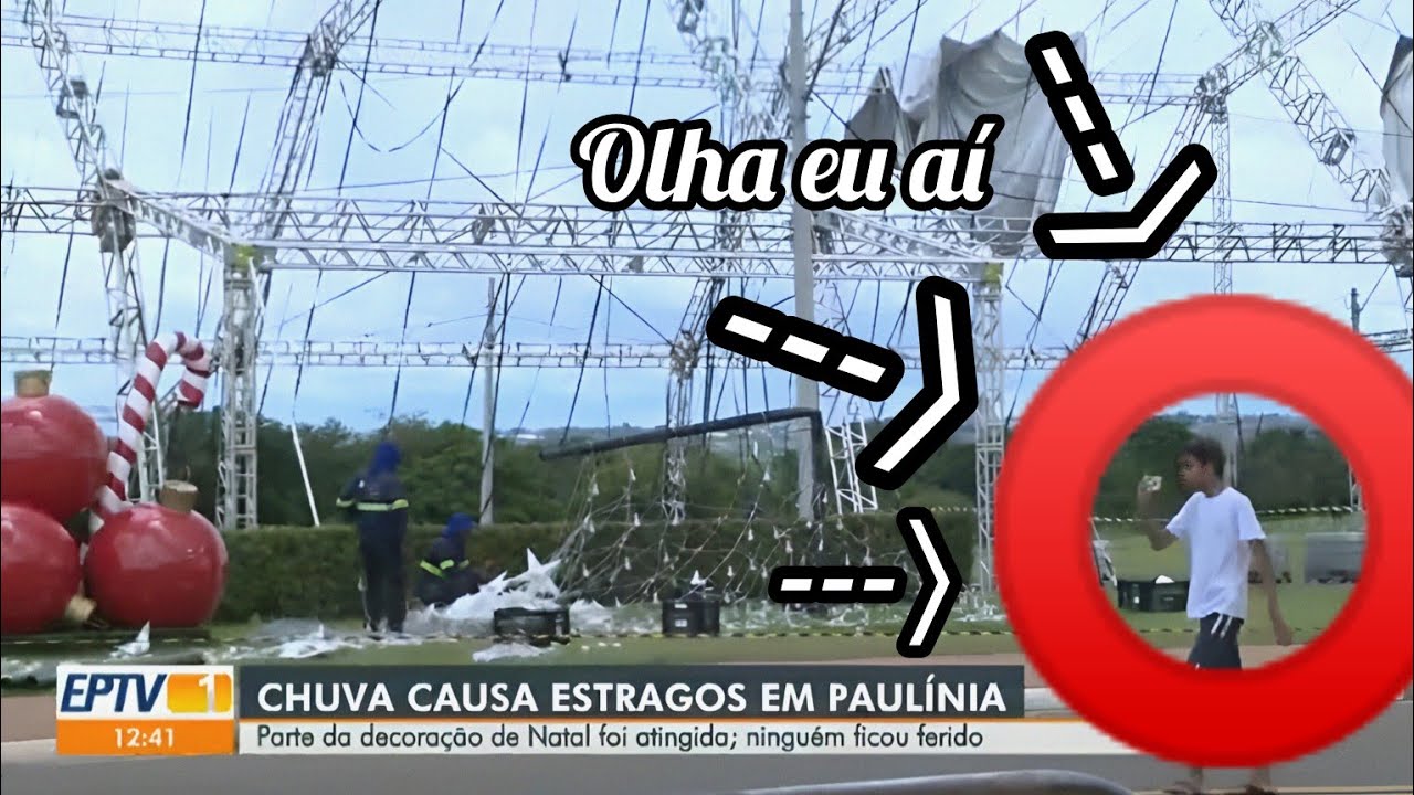 Chuva causa estragos em Paulínia e na região de Campinas