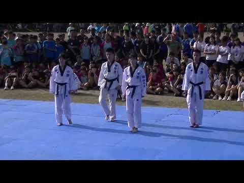 108中港高中26周年校慶運動會跆拳道技能表演
