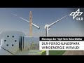 DLR-Forschungspark Windenergie WiValdi: Rotorblättermontage an der Windenergieanlage OPUS 2