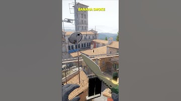 Banana Smoke From Spawn To Push B Site CS2 Inferno #shorts