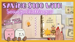 SAVING $100 WITH SAVINGS CHALLENGES!!