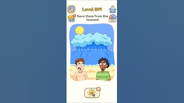 Dop 5 leval 394 | Save them from the tsunami 😰#shortsfeed #youtubesshorts#shorts #shortvideo # dop5