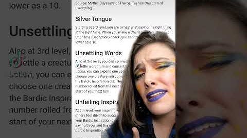 What your favorite bard subclass says about you, part 2 (D&D TikTok)