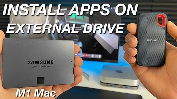 M1/M2/M4 Mac - Install and Run Apps from an External Drive | SUPER EASY! 🤩